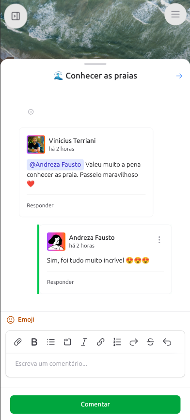 Bart no celular com uma página de hábitos diários